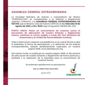 Asamblea General Extraordinaria