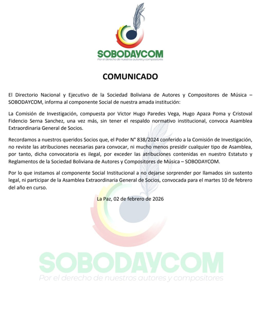 Comunicado